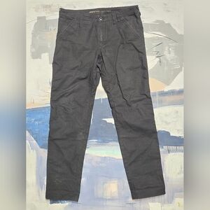 REV'IT Motorcycle MOTO Black Pants Heavyweight Cordura Knee Pads Mens Size 35x33